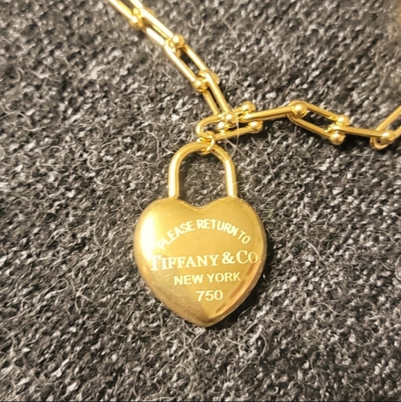 🌟 LAST ONE LINK NECKLACE & HEART NWOT 🌟 - Picture 5 of 8